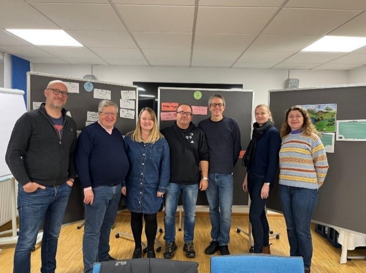B. Kolundzija en representación del equipo de la UVa en el encuentro de coordinadores que tuvo lugar del 10 al 12 de diciembre de 2024 en Lingen (Alemania).